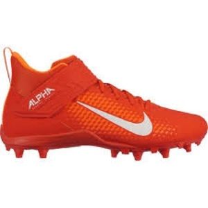 Alpha Nike orange cleats
